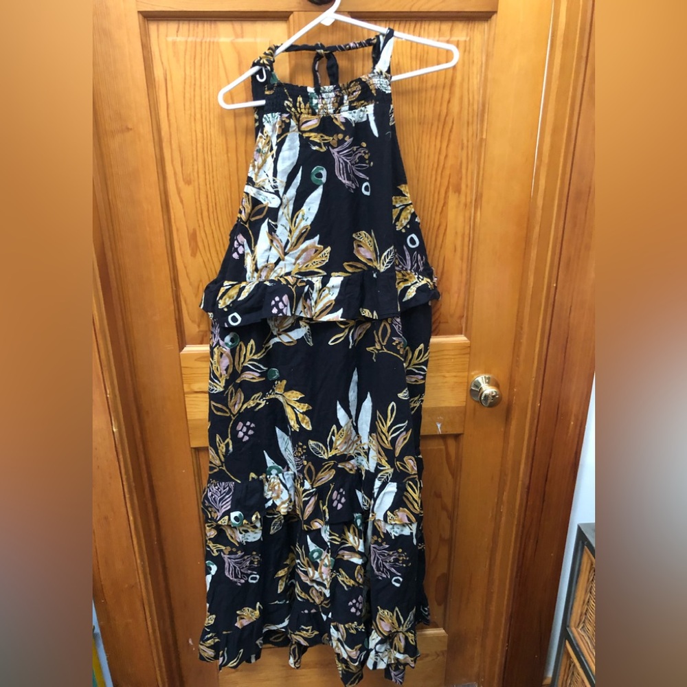 NWT free people maxi sundress size small gorgeous print